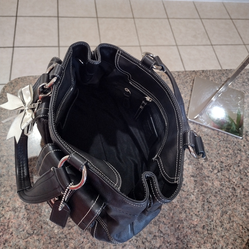 Coach Leather Soho Tote - Picture 7 of 17